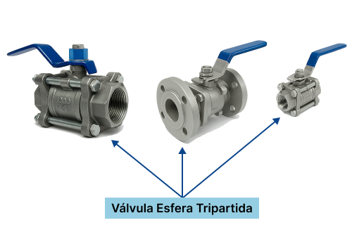 Miniatura: Válvula Esfera Tripartida